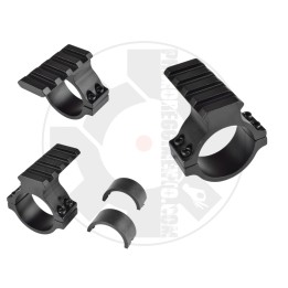 SLITTA 20MM PER OTTICA 1"/30MM NERO