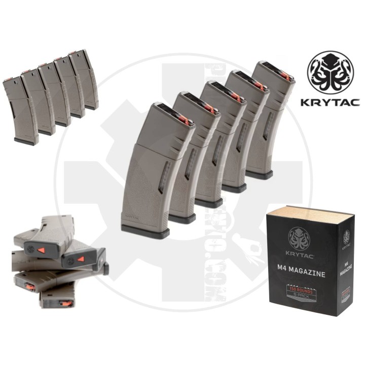 Magazine M4 Midcap 150rds 5pcs FDE