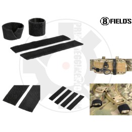 set 4x Universal velcro Loop Black