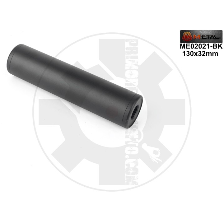 Siilenziatore smooth style 130X32 NERO