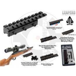 UTG DOVETAIL TO PICATINNY MOUNT