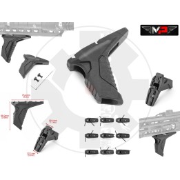 Link angled hand stop M-Lok / Keymod - Black