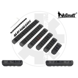 Keymod & M-LOK Rail Set 6-pack Black (MP)