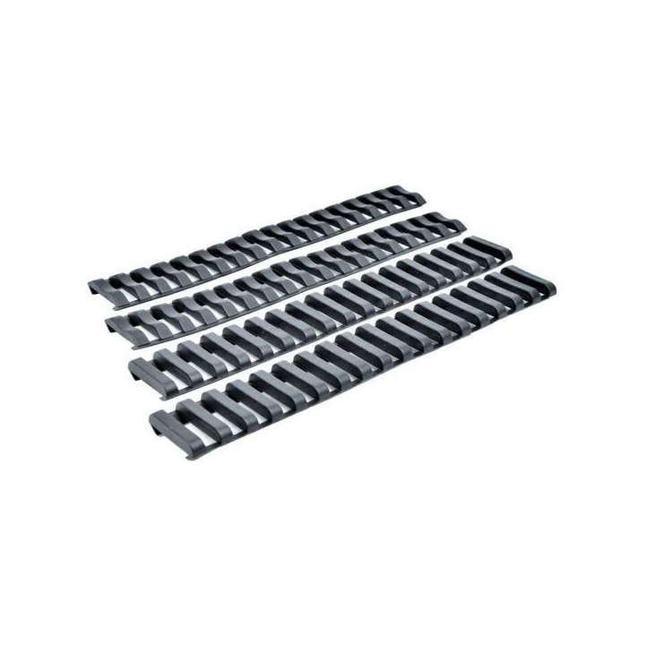 SET 4 COPRI RIS A SCALETTA COLORE BLACK ELEMENT