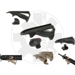 FRONT GRIP AND THUMB LOCK COMBO - BLACK