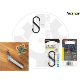 S-Biner Metal -2 Black (Nite Ize)
