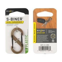 S-Biner Plastic -2 Coyote (Nite Ize)