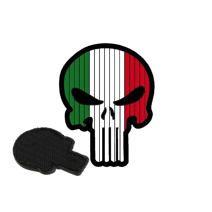 Punisher FLAG SKULL ITALY PVC PATCH