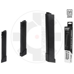 Hi-Cap 250-bullet magazine for SA- X 9mm Duo-system replicas Black
