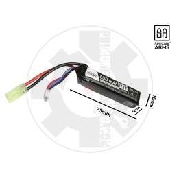 LiPo 11,1V 600mAh 20/40C Battery for PDW – Tamiya mini