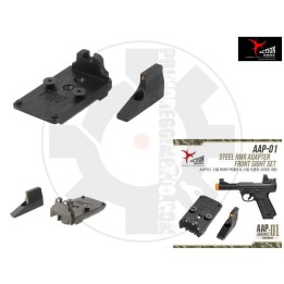 RMR ADAPTER & FRONT SIGHT SET PER AAP01