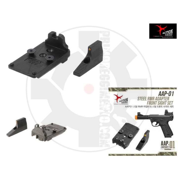 RMR ADAPTER & FRONT SIGHT SET PER AAP01
