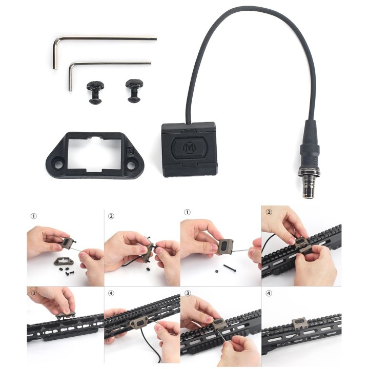 ModButton Lite Remote Tape Switch BK