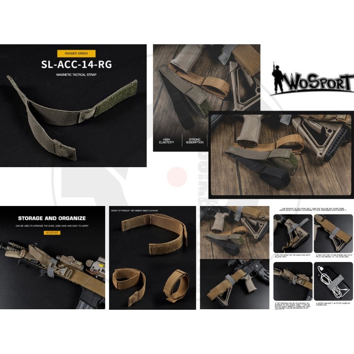 Magnetic Tactical Strap - Ranger Green