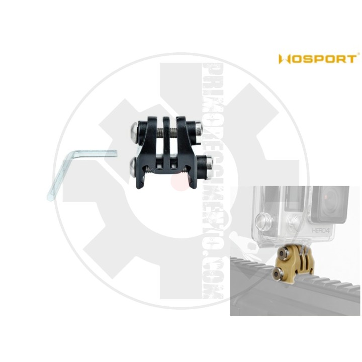 Supporto GoPro per slitta weaver
