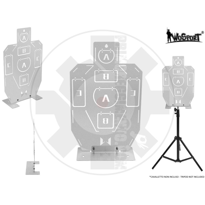 SHOOTING TRAINING METAL TARGET