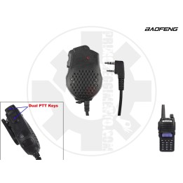 Microfono altoparlante Dual PTT UV-82 – Baofeng