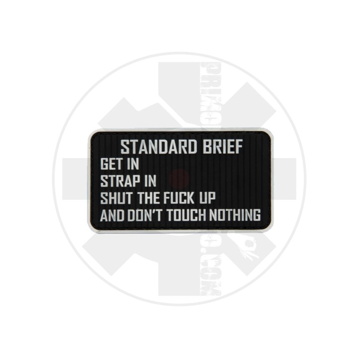 Standard Brief  Patch 80x45mm – Nera