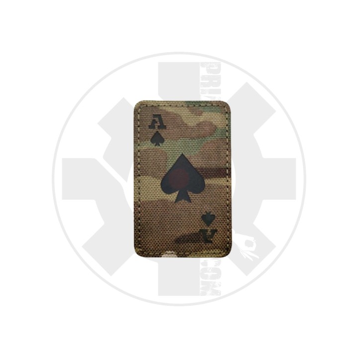 Ace of Spades Lasercut multicam patch