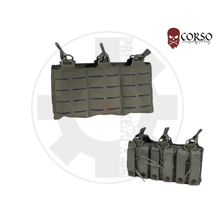 5.56 lasercut triple Dagger MK1 Ranger Green