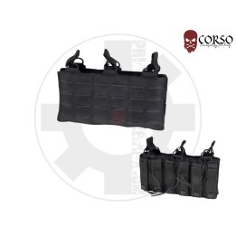 5.56 lasercut triple Dagger MK1 Black
