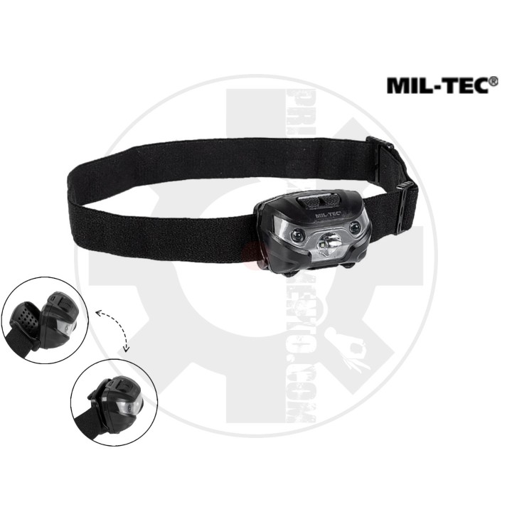 BLACK MIL-TEC® HEAD LAMP (CREE XPE)