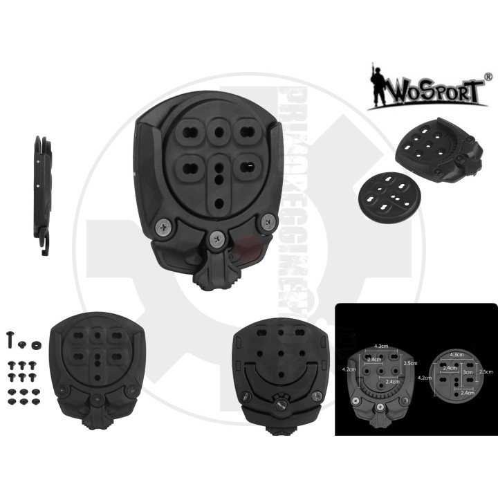 360° QD support for holster