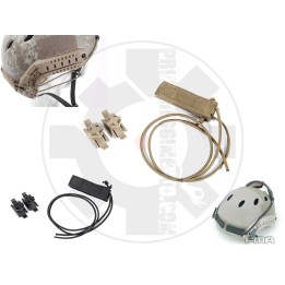 Goggles Auxiliary Line for helmet rail