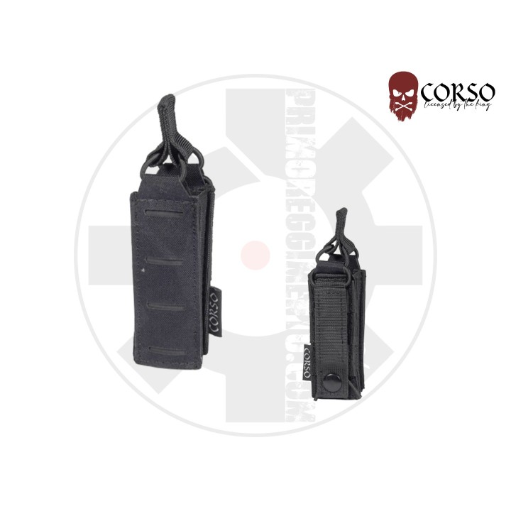 9mm Lasercut pouch Black