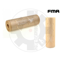 FMA 107mm NavySeal Silencer (14mm CW,CCW) Dark Earth