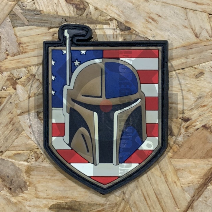 Boba Fett USA flag Patch