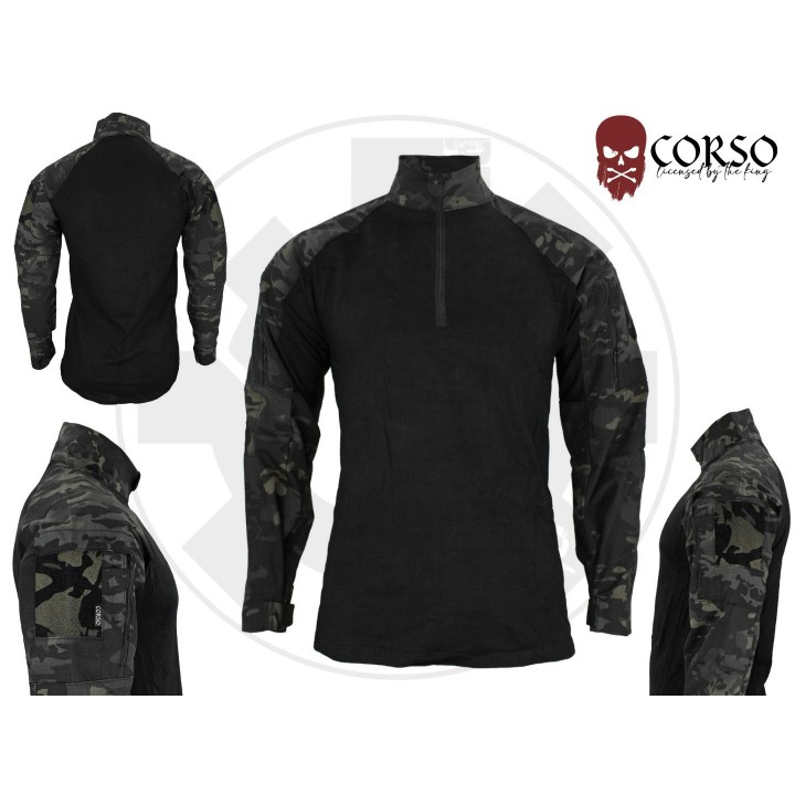 Blackbeard combat shirt Mc Black - Corso