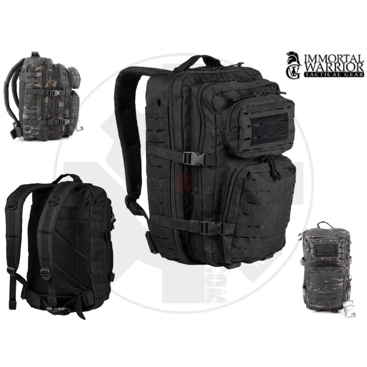 BACKPACK US ASSAULT LARGE Black 36 litri
