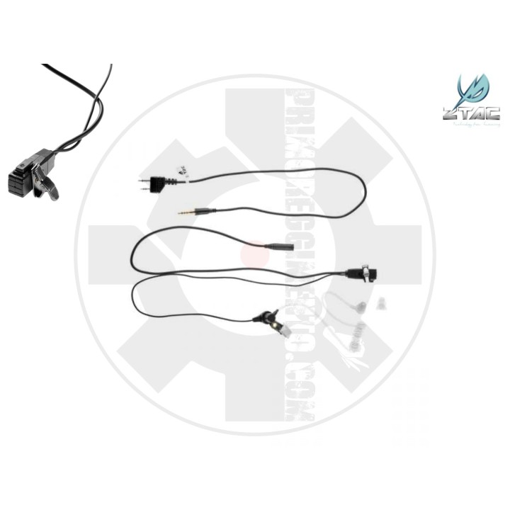 FBI Style Acoustic Headset Midland Connector