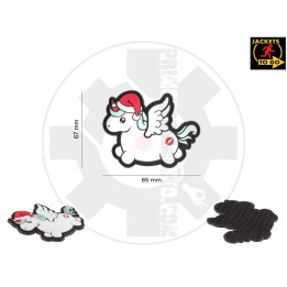 Christmas unicorn - patch