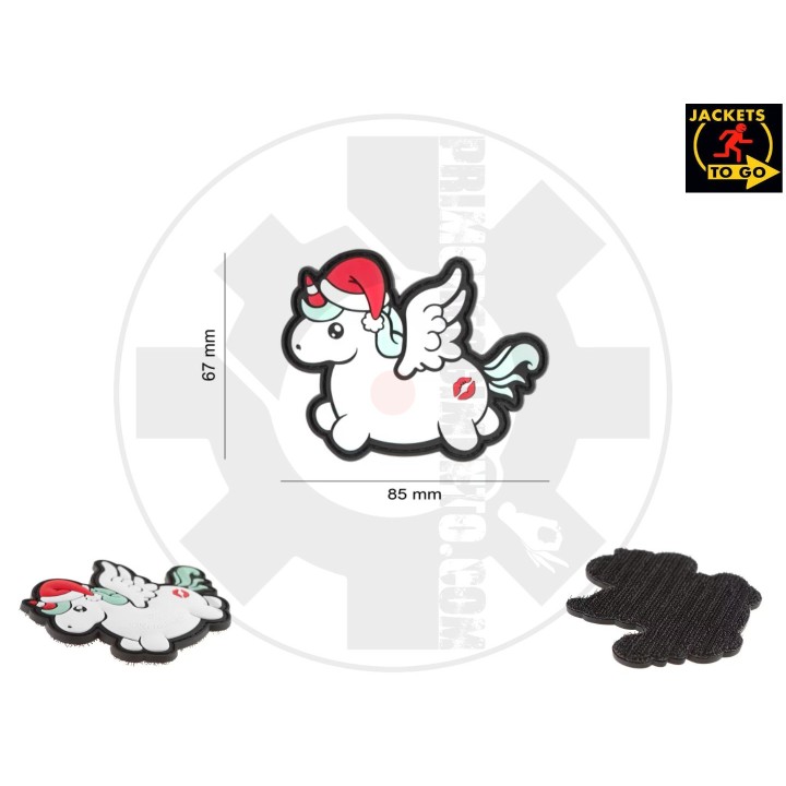 Christmas unicorn - patch