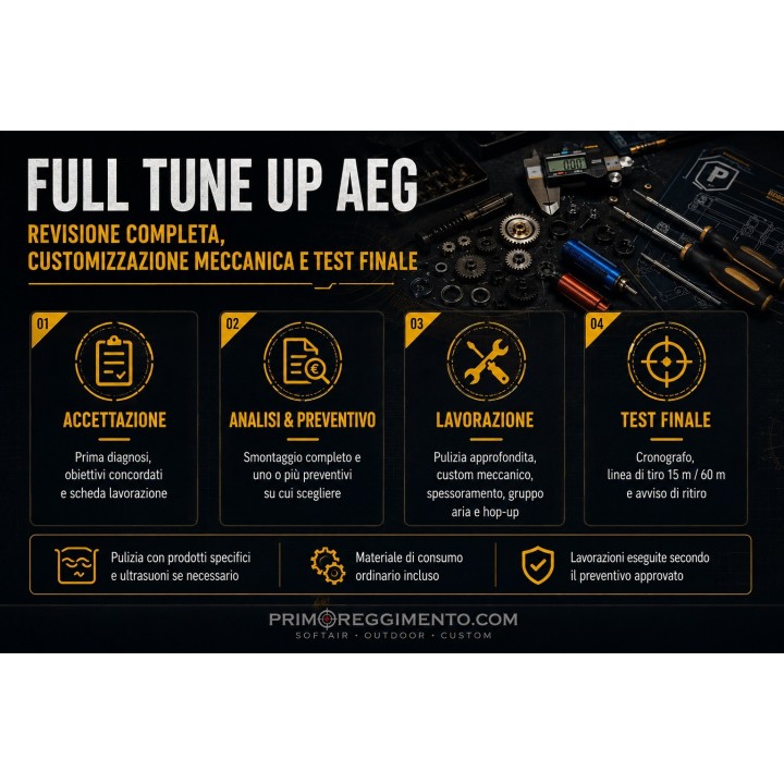 Full Tune Up / revisione completa / customizzazione meccanica AEG