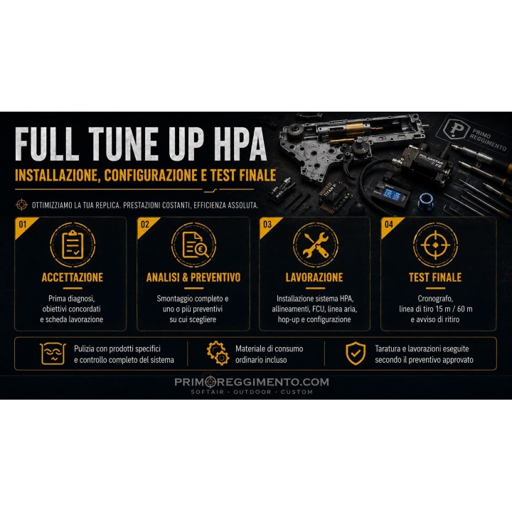 Full Tune Up HPA - Revisione / customizzazione HPA