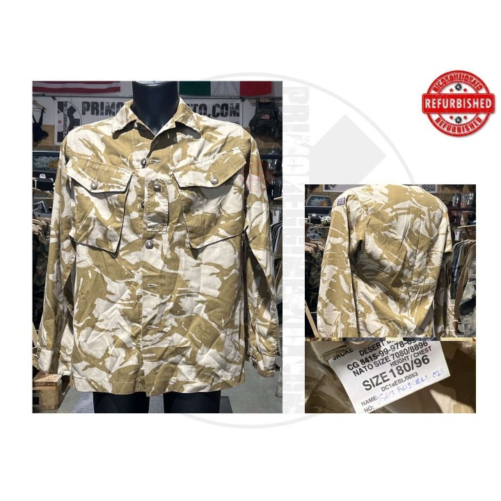 Giacca combat Desert DPM britannica Medium Long USATO