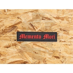 Memento mori patch Black/Red