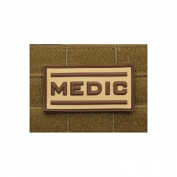 Medic Rubber Patch TAN