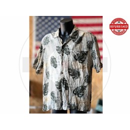 Camicia hawaiana foglie XL USATO