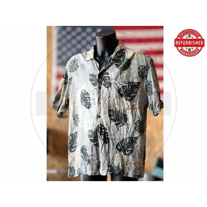 Camicia hawaiana foglie XL USATO