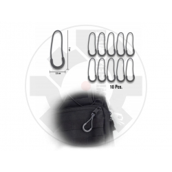 ZIPPER PULLER 10-PACK Wolf...