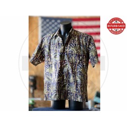 Camicia hawaiana ananas blu Cooke Street L USATO