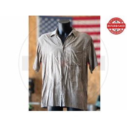 Camicia hawaiana beige taupe L USATO