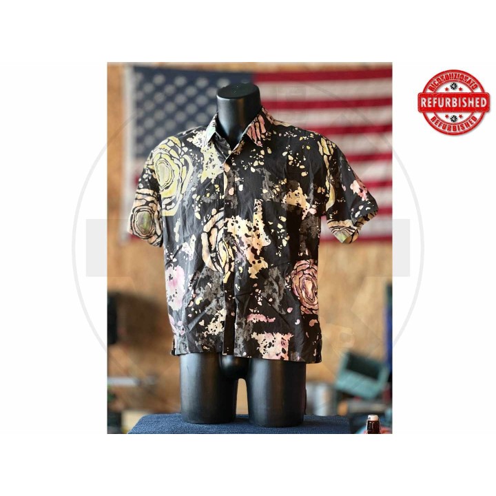 Camicia fantasia Marant nera multicolor M USATO