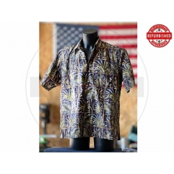 Camicia hawaiana ananas blu...