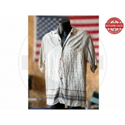 Camicia hawaiana beige M USATO