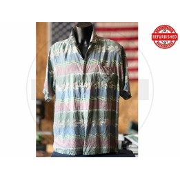 Camicia hawaiana seta pastello New York L USATO